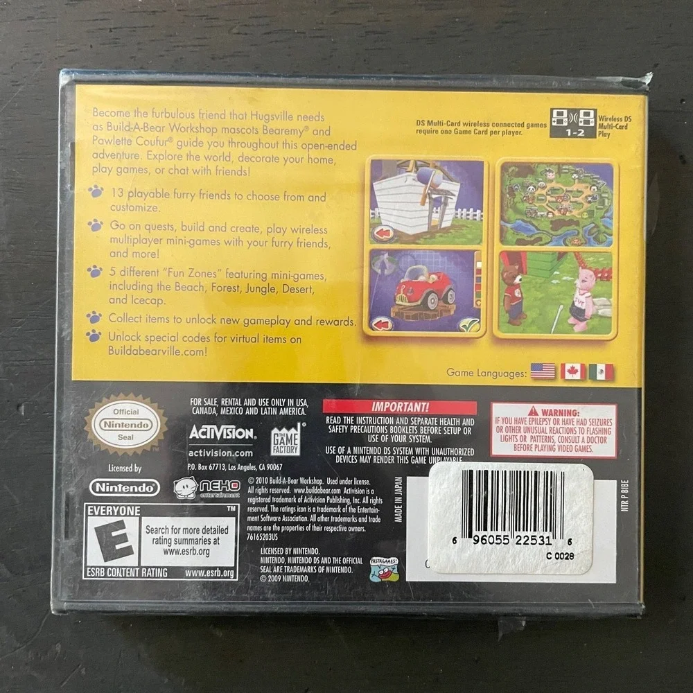 Build-A-Bear Workshop Welcome to Hugsville for Nintendo‎ DS